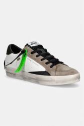 Crime London SK8 DELUXE férfi bőr sportcipő - fehér Férfi 42