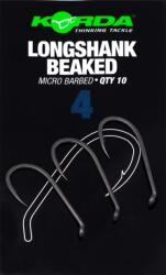 Korda Longshank Beaked szakállas horog 10 db 4 (KOR-KLSB4)