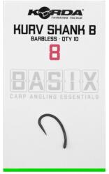 Korda Basix Kurv Shank szakáll nélküli horog 8 (KOR-KBX040)