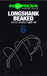 Korda Longshank Beaked szakállas horog 10 db 6 (KOR-KLSB6)