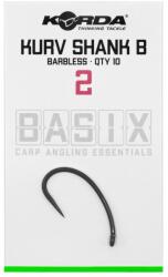 Korda Basix Kurv Shank szakáll nélküli horog 2 (KOR-KBX037)