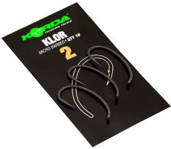 Korda Klor szakállas horog 10 db 2 (KOR-KLOR2)