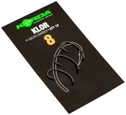 Korda Klor szakállas horog 10 db 8 (KOR-KLOR8)