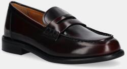 Vagabond Shoemakers bőr mokaszin LINN - burgundia Női 36