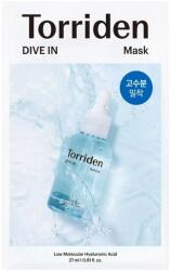 Torriden DIVE-IN Mască cu acid hialuronic cu greutate moleculară redusă - 27 ml Masca de fata