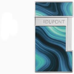 S.T. Dupont Slimmy Géode Blue kék lakkozott, króm színű szúrólángos szivaröngyújtó (028035)