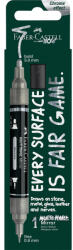 Faber-Castell Tükör effekt marker kétvégű MULTIMARK 551 Faber-Castell króm bliszteres (FC185961) - tintasziget