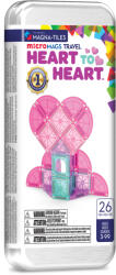 Magna-Tiles microMAGS Heart to Heart Travel Set mágneses építőjáték 26 darab (MT-264026HH)