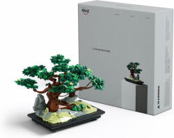  Nifeliz Chan Bonsai Fa - Építőkocka Dekorációs Modell (NF10322, 733 db)