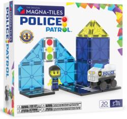 Magna-Tiles Mágneses építőkészlet Police Patrol 20 részes (MT-252020PO)