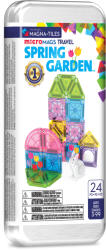 Magna-Tiles microMAGS Spring Garden Travel Set mágneses építőjáték 24 darab (MT-264024SG)