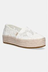 Toms női platformos espadrilles VALENCIA - fehér Női 41