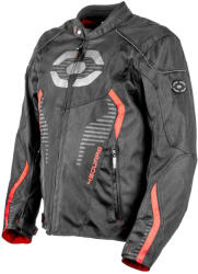  4square sportster férfi kabát fekete-piros (M100-1106-M)