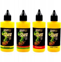 Feeder Bait 4x Fluo Juice Feeder Bait Dip Utántöltő Booster Method Feeder szett (Zestaw 4x Fluo Juice)