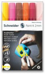 Schneiders Schneider Paint-It 310 akril marker készlet V3 - 6 szín (ACT1201970)