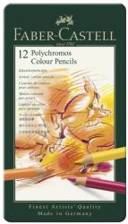 Faber-Castell Polychromos színes ceruzák fémdobozban - 12 szín (FC_1100120)