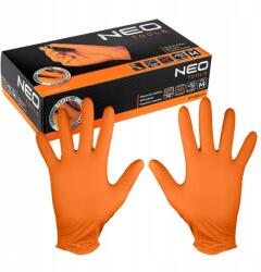 NEO TOOLS Nitril kesztyű, narancssárga, 50 db, M-es méret (97-690-M)