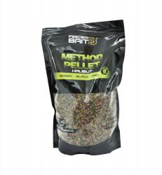Feeder Bait Etető pellet Feeder Bait Method Halibut Zöld Fekete Piros 2 mm 800 g mix (FB11-22)
