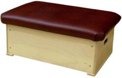  Lada de gimnastică, doua piese, învelită cu piele sintetică EXTRA