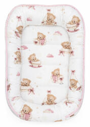  Baby Shop babafészek 55x75 cm - Mackó álom rózsaszín