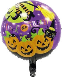 Mezőfi Team Kft Trick or Treat, halloween, fólia lufi, 45 cm