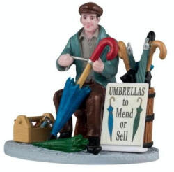 Lemax umbrella vendor Caddington Village 2024
