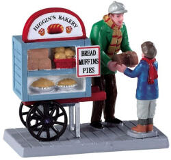 Lemax delivery bread cart Caddington Village 2019
