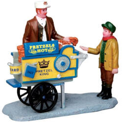 Lemax pretzel king pretzel cart Caddington Village 2014