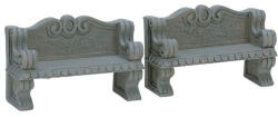 Lemax stone bench s/2 General 2007