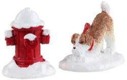 Lemax snow hydrant s/2 Caddington Village 2021