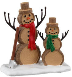 Lemax log snowmen Vail Village 2023
