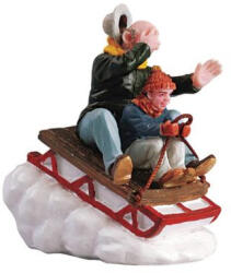 Lemax sledding with gramps General 2005