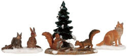 Lemax woodland animals s/4 Vail Village 2001