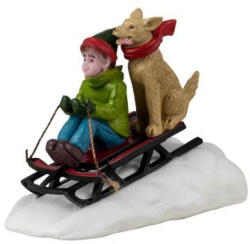 Lemax doggone downhill sledding Caddington Village 2024