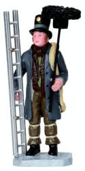 Lemax chimney sweep Caddington Village 2013