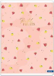 Lastva Füzet, LASTVA Pastel Fruits-R, A4, 52 lapos, kockás (FLPFRA452K)