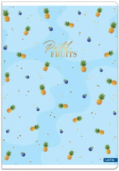 Lastva Füzet, LASTVA Pastel Fruits-K, A4, 52 lapos, vonalas (FLPFKA452V)