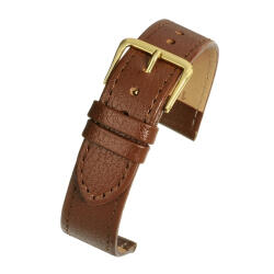 LBS Curea Piele Naturala Bizonata (maro) 18mm
