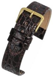 LBS Curea Piele Naturala Textura Croco (maro) 22mm