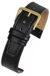 LBS Curea Piele Naturala Bovina Cusuta (neagra) 16mm