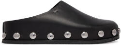 Michael Kors Piele Mule cu Toc în Culoare Negru 40R6HLFP1L-001 (40R6HLFP1L-001)