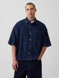 GAP Cămașă Denim Cu Mâneci Scurte În Croială Largă Rinsed 893804000 (893804000)