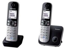 Panasonic Telefon Panasonic Dect KX-TG6811FXB, Caller ID, Negru + Receptor suplimentar KX-TGA681FXB (KX-TG6811FXB+KX-TGA681FXB)