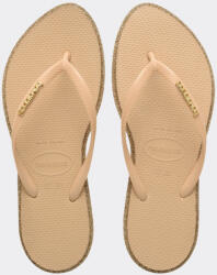 Havaianas Slim Point Glitter Șlapi în Culoare Bej 4150157-0185 (4150157-0185)