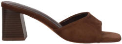 Migato Mules Suede cu Toc Gros și Jos în Culoare Maro 100047452-012 (100047452-012)