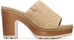 Refresh Mules Cu Toc Gros Înalt Bej Pantofi Mules Dama 175282 (175282)