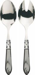 Casa Bugatti Linguri pentru salată Aladdin, gri-oțel, set 2 piese (ALCGM-N4214/15)