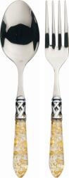 Bugatti Tacâmuri pentru servire Aladdin, auriu-oțel, set 2 piese (ALC1G-N4211/12) Tacam
