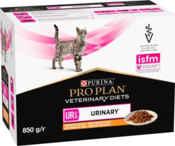 PRO PLAN Purina Pro Plan Veterinary Diets Feline UR ST/OX Urinary Csirke 10*85g
