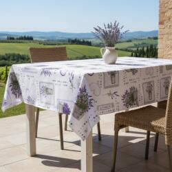 Mondo Italia Pamut terítő levendula vintage 90x90 cm Made in Italy
